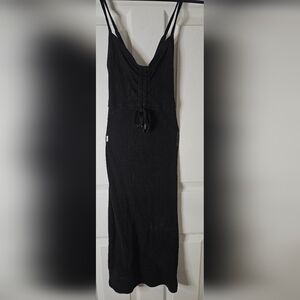 Roxy V Neck Dress With Cross Back Straps